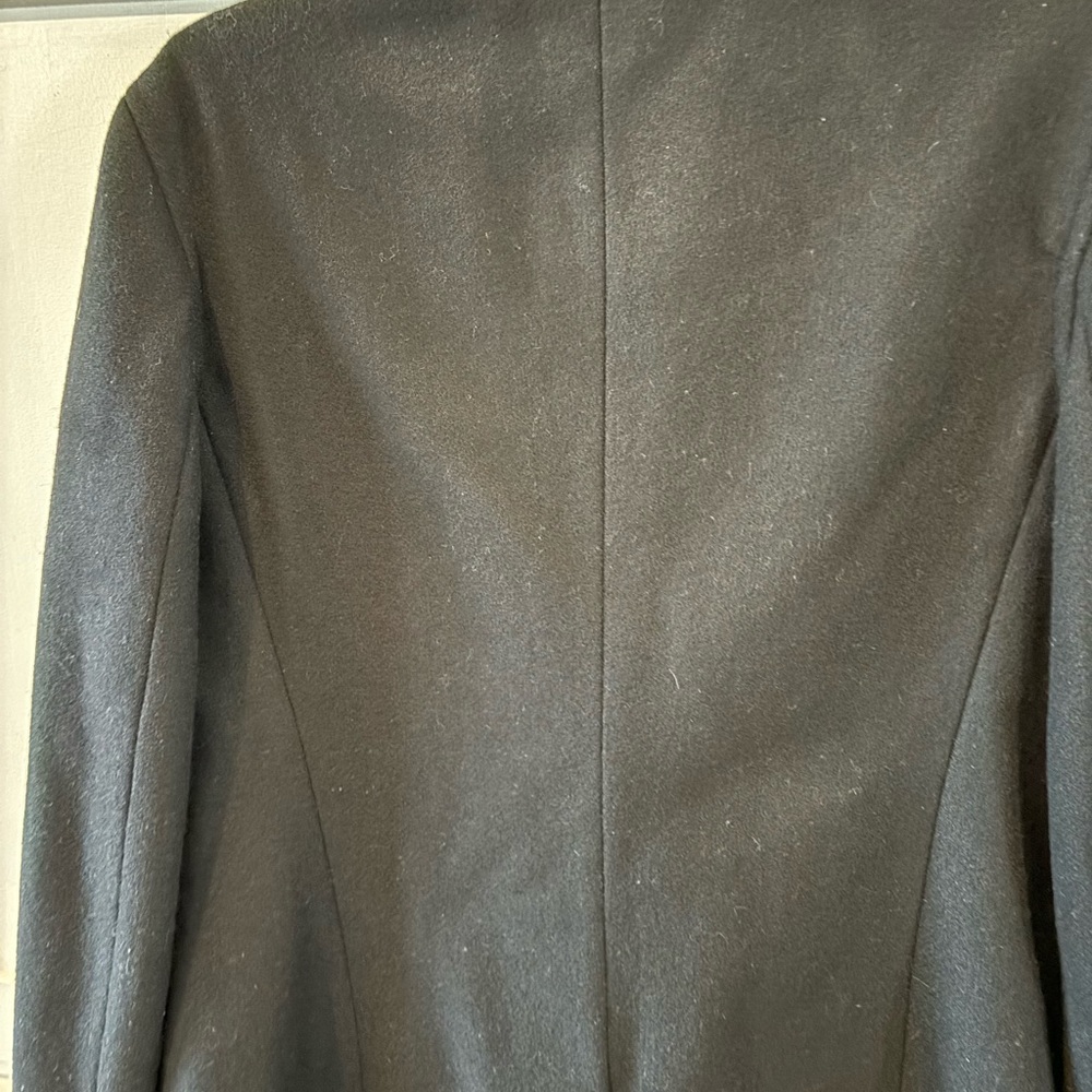 74% wool GAP peacoat, black, size small.  Great condition. - Picture 8 of 9